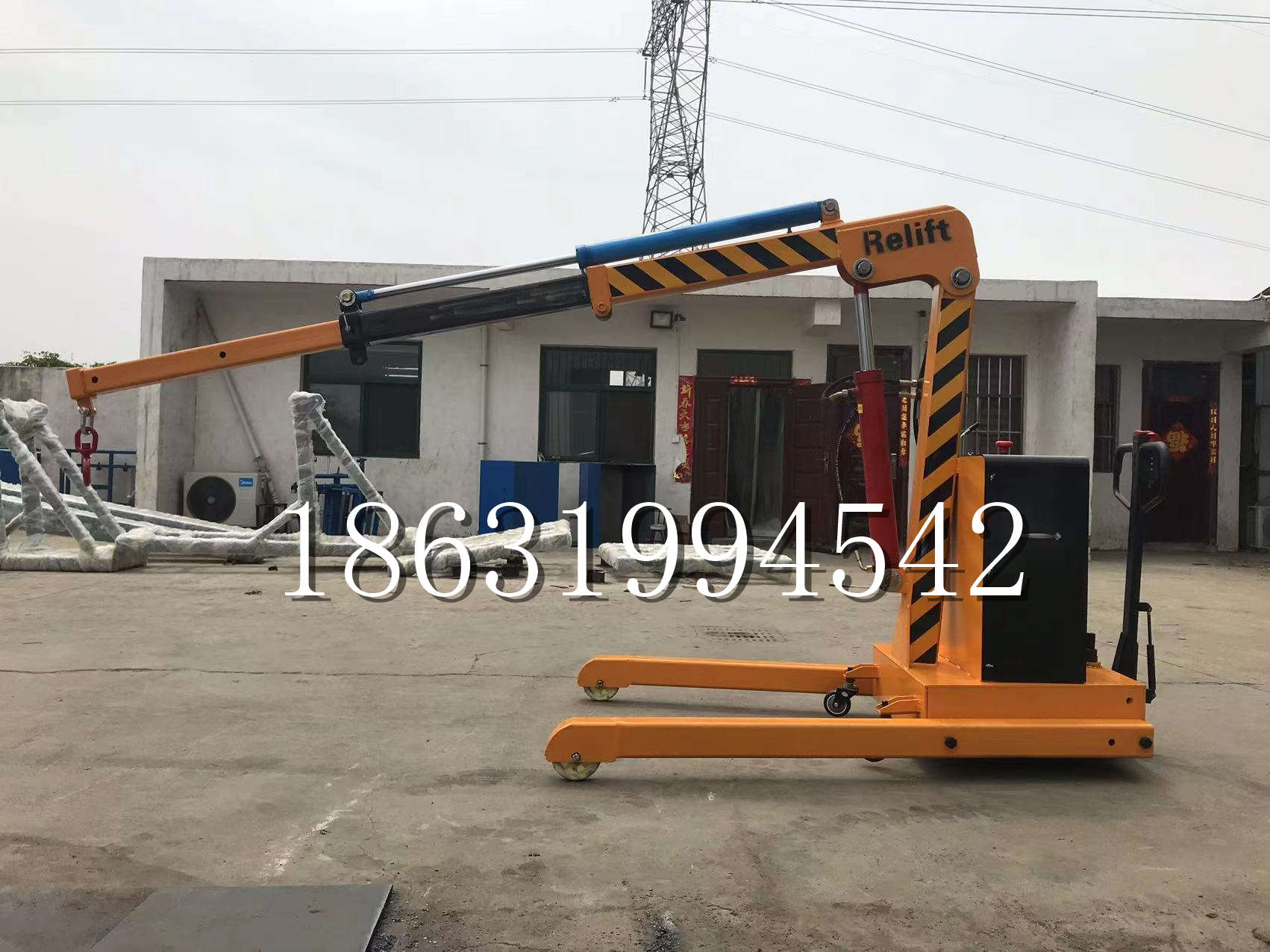 河北区久征定做3吨三轮随车吊 农用园林绿化移树吊 平板工程用小吊机